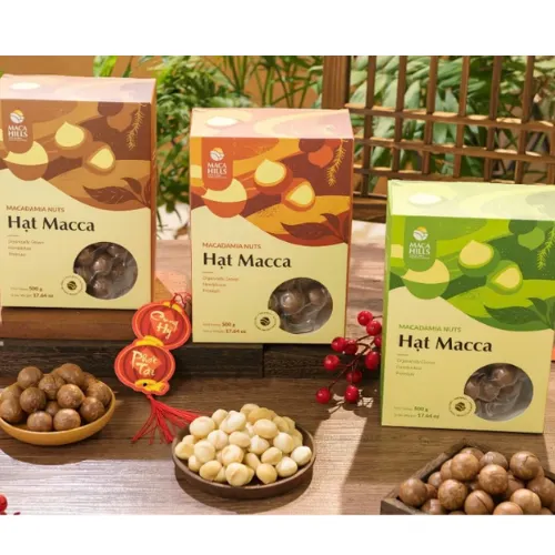 Hạt Macca Nứt Vỏ 200gr Túi Zip Tiện Lợi